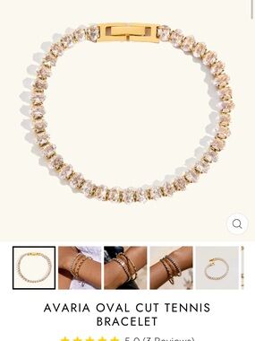 Oval Cut Tennis Bracelet